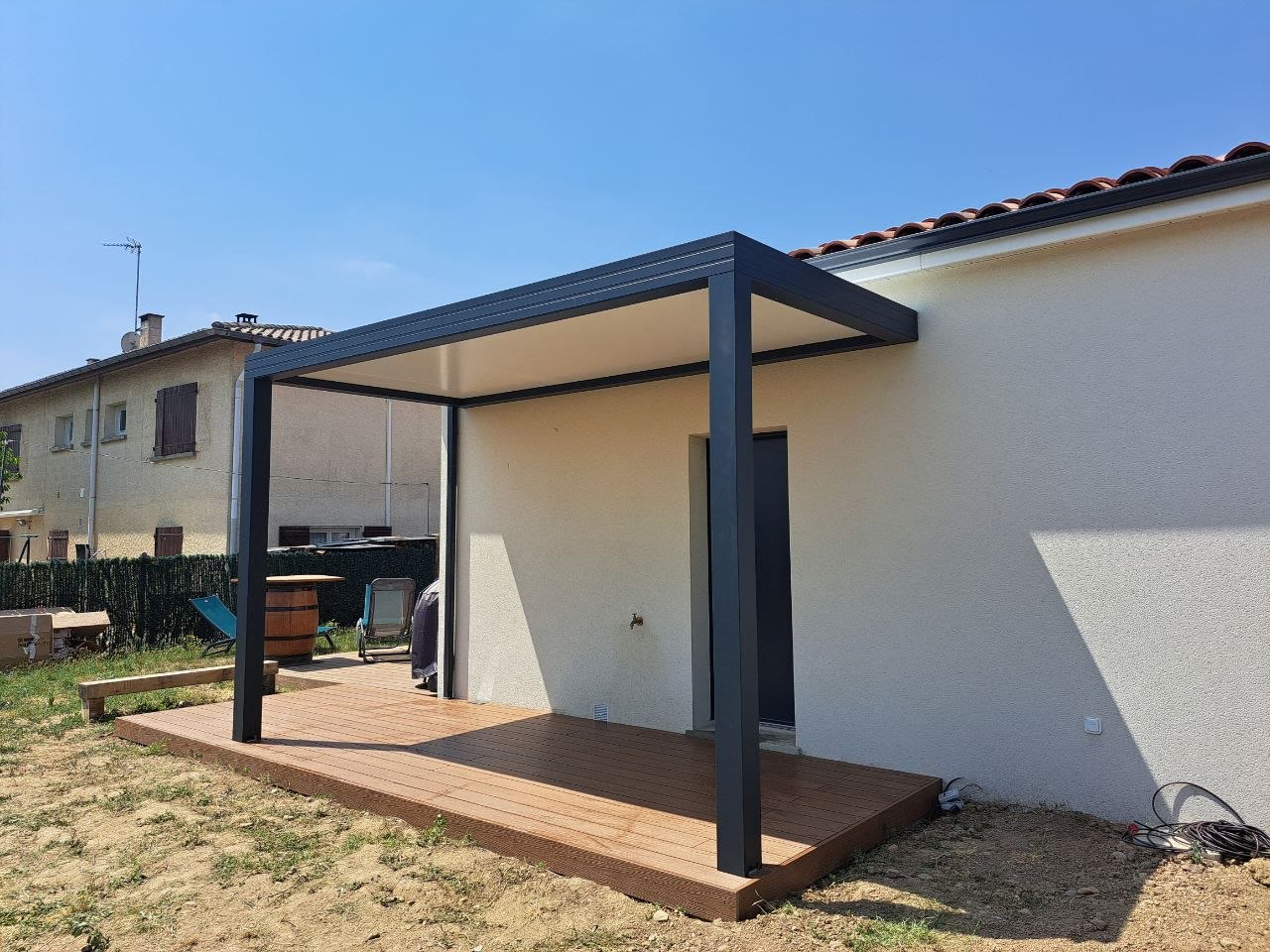 Terrasse composite et carport à Aussonne
