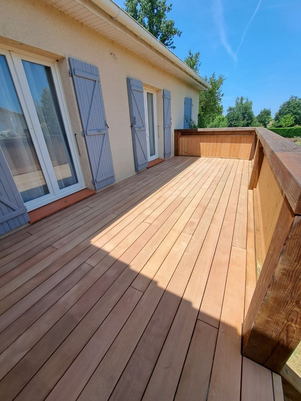 Terrasse au Burgaud