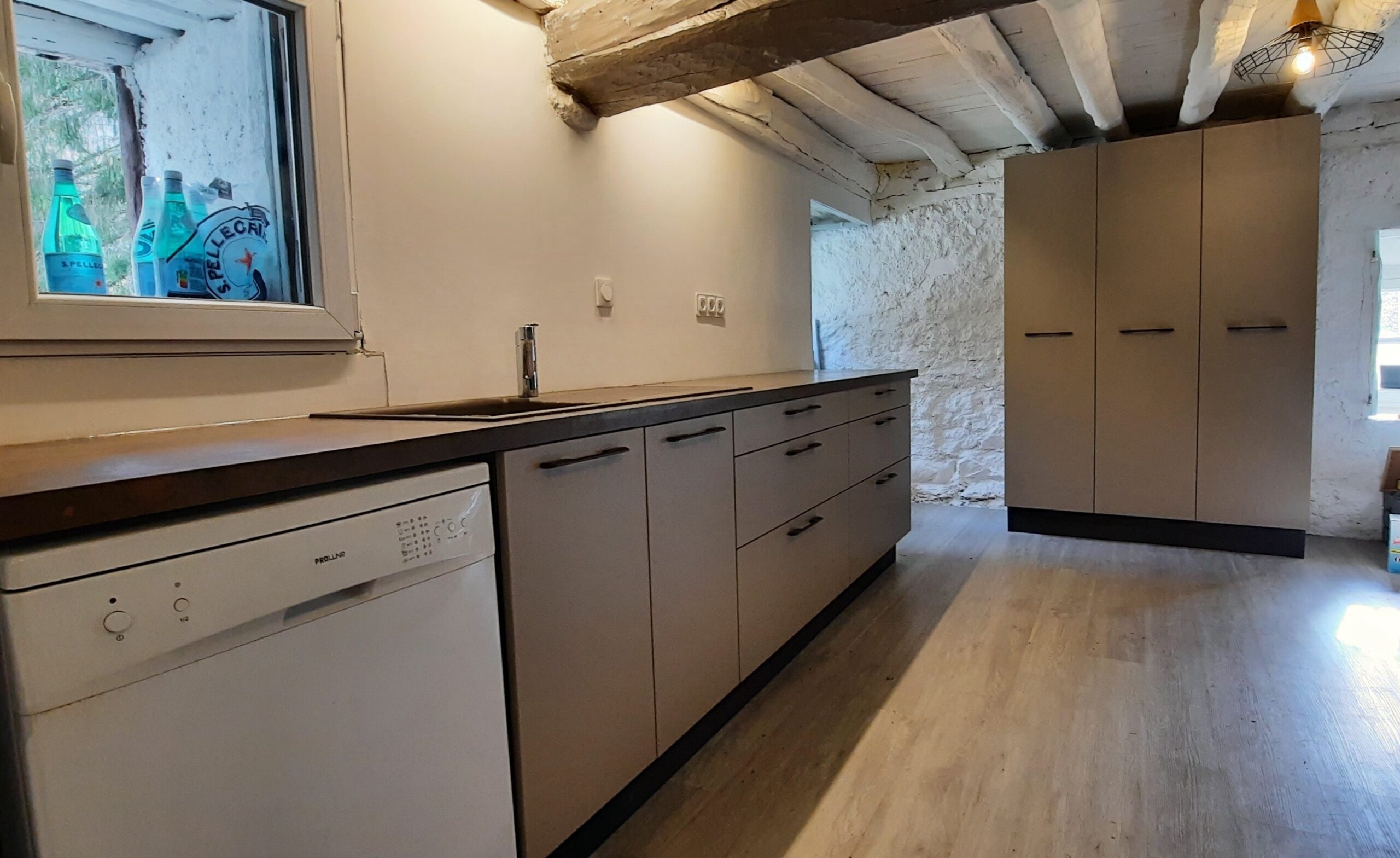 Chantier pose de cuisine